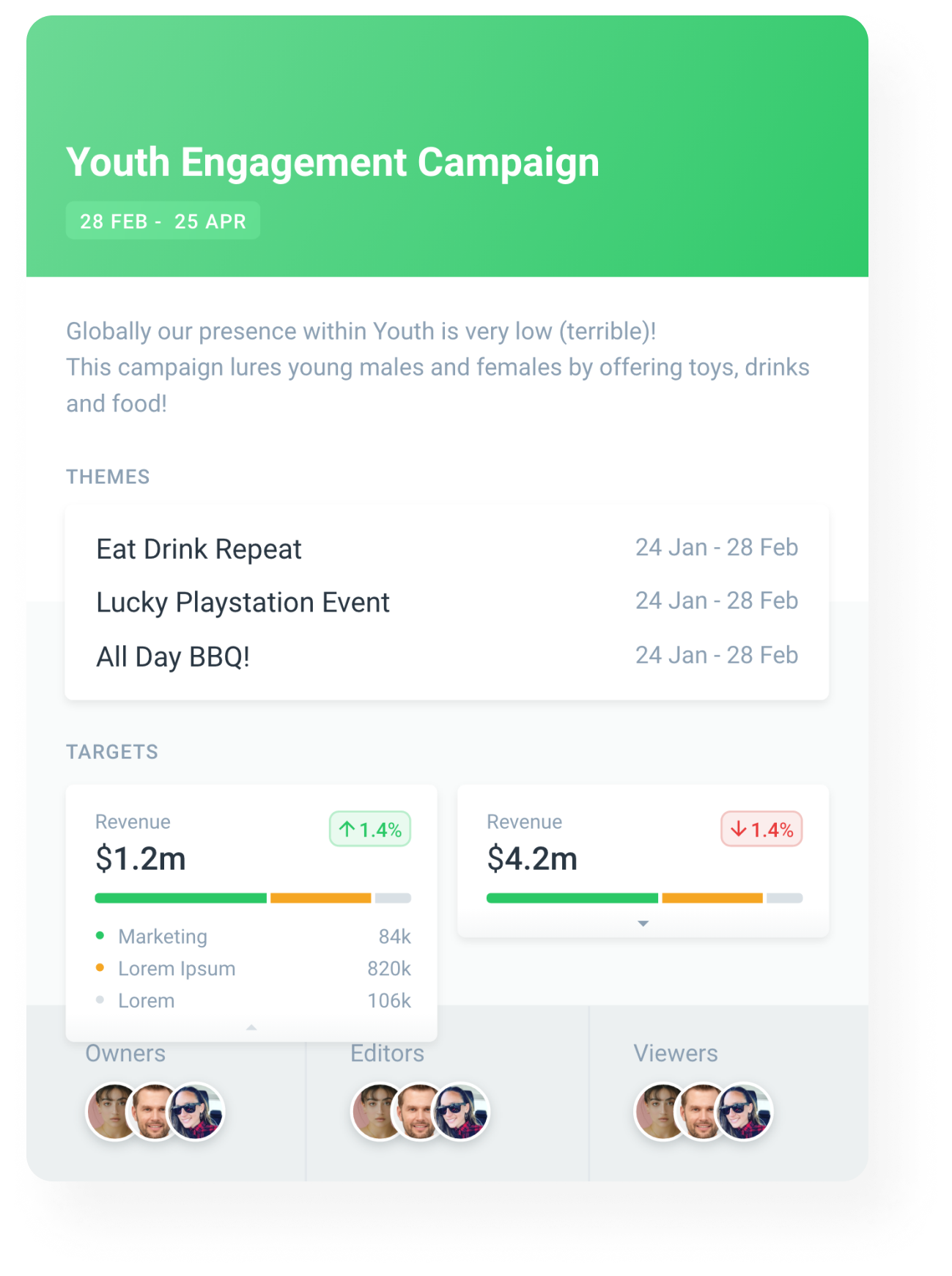 Prime Projects Card